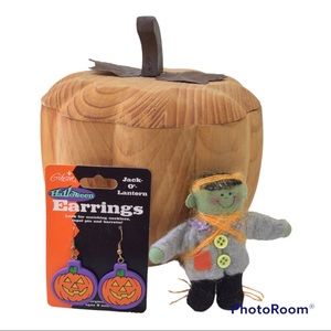 Halloween Pin & Earrings Bundle